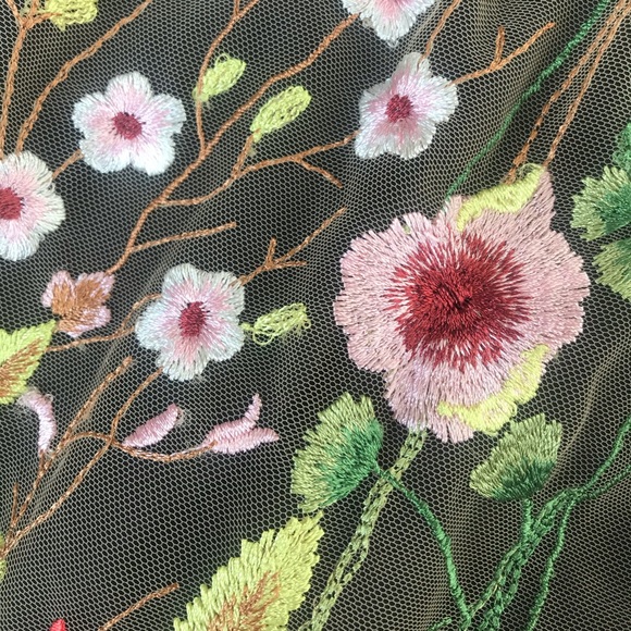 Floral Embroidered Lace Dress - Picture 10 of 10